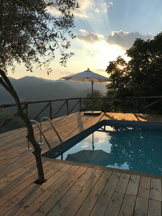 Вилла Piscina Con Vista Баньи-ди-Лукка Экстерьер фото